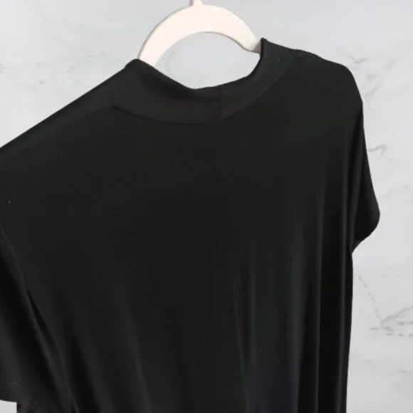 Eileen Fisher 1X Black Knit Dress - Picture 5 of 8